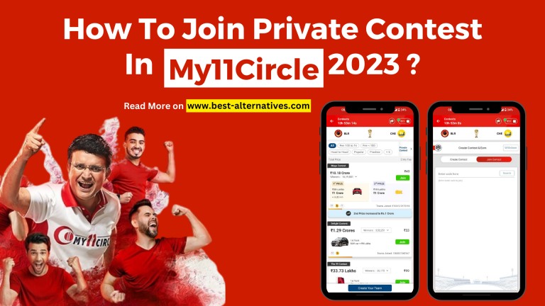 How To Join Private Contest In My 11 Circle