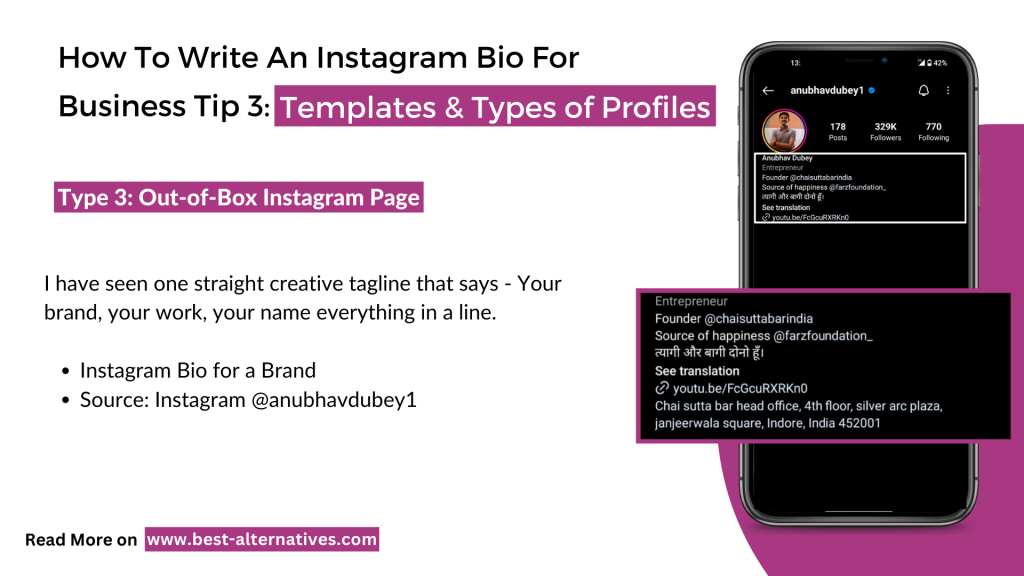 How To Write Instagram Bio For Business | Startups