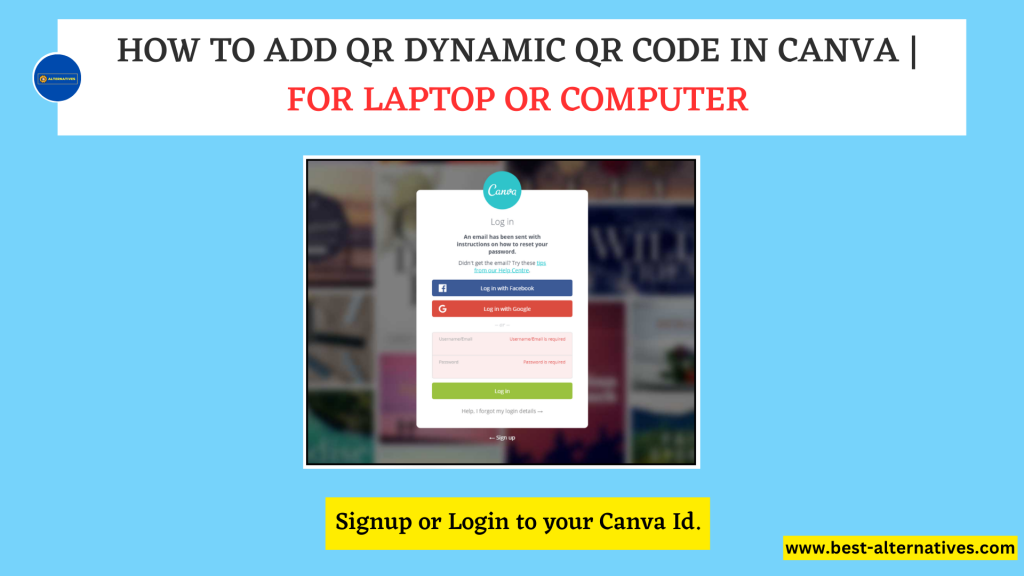 How to add Dynamic QR code in Canva Step by Step Guide for PC