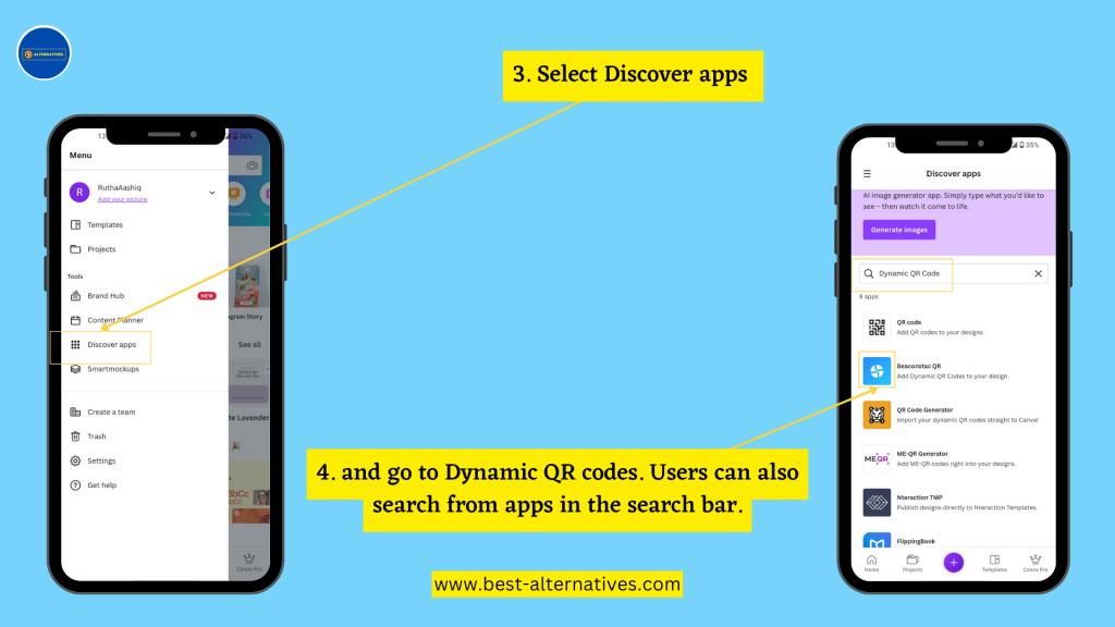 How to add Dynamic QR code in Canva Step by Step Guide for Smart Phone Device