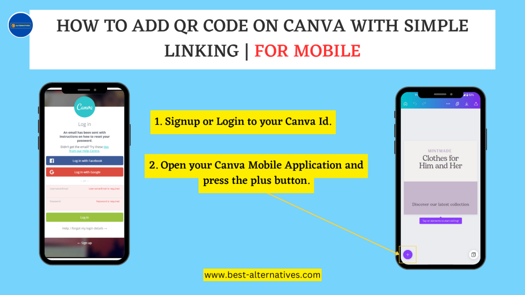 How to add QR code in Canva Step by Step Guide for Smart Phone Device