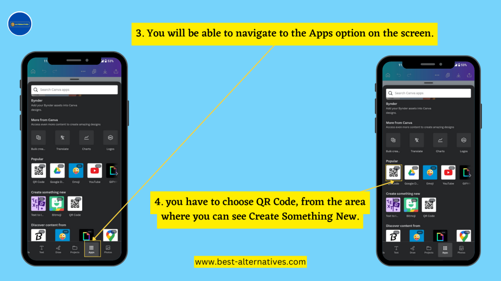 How to add QR code in Canva Step by Step Guide for Smart Phone Device